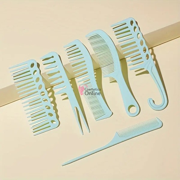 Piepteni pentru coafor, set de  6 bucati Cod 603BB Mint